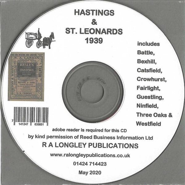 Hastings & St. Leonards 1939 Directory [Pike's]