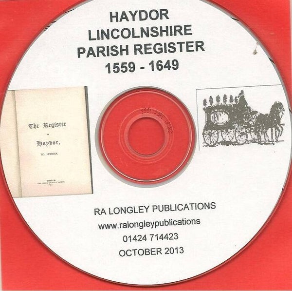 Haydor Parish Records 1559 – 1649