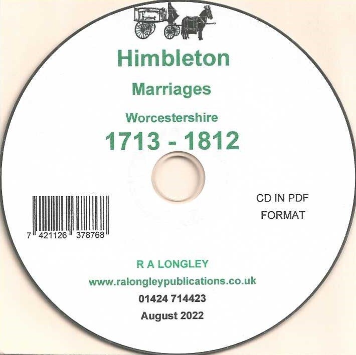 Himbleton Marriages 1713 - 1812