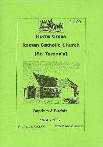 Horns Cross Church Registers 1934 - 2007