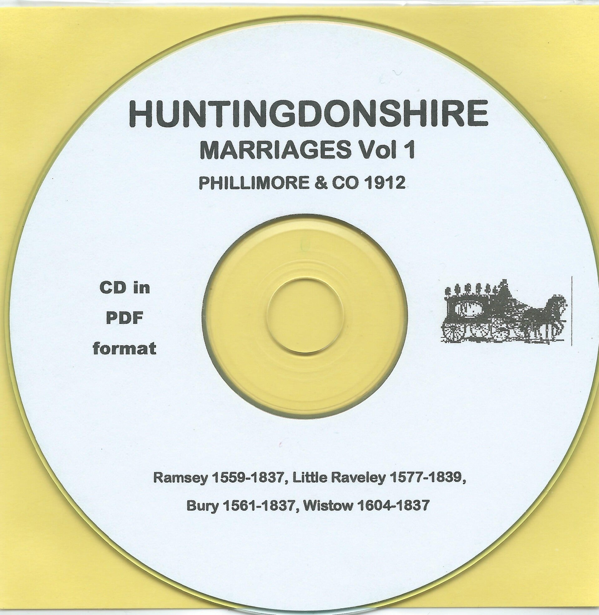 Huntingdonshire Marriages Vol.1