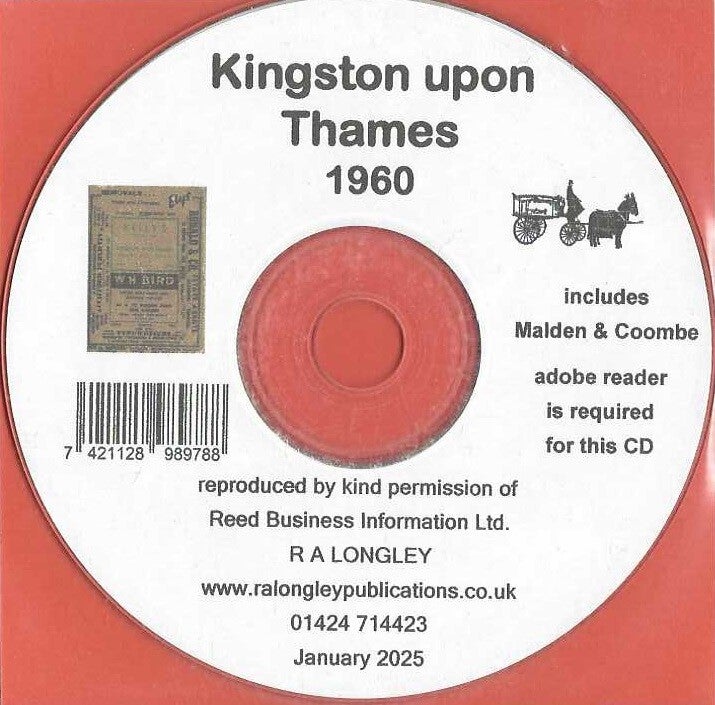 Kingston-upon-Thames 1960 Directory [Kelly's]