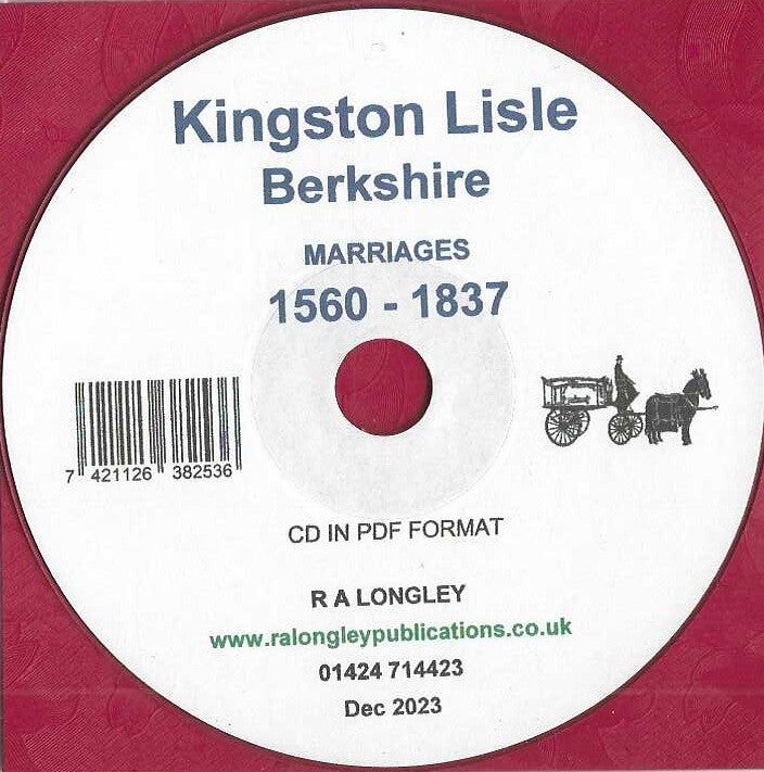 Kingston Lisle Marriages 1560-1837