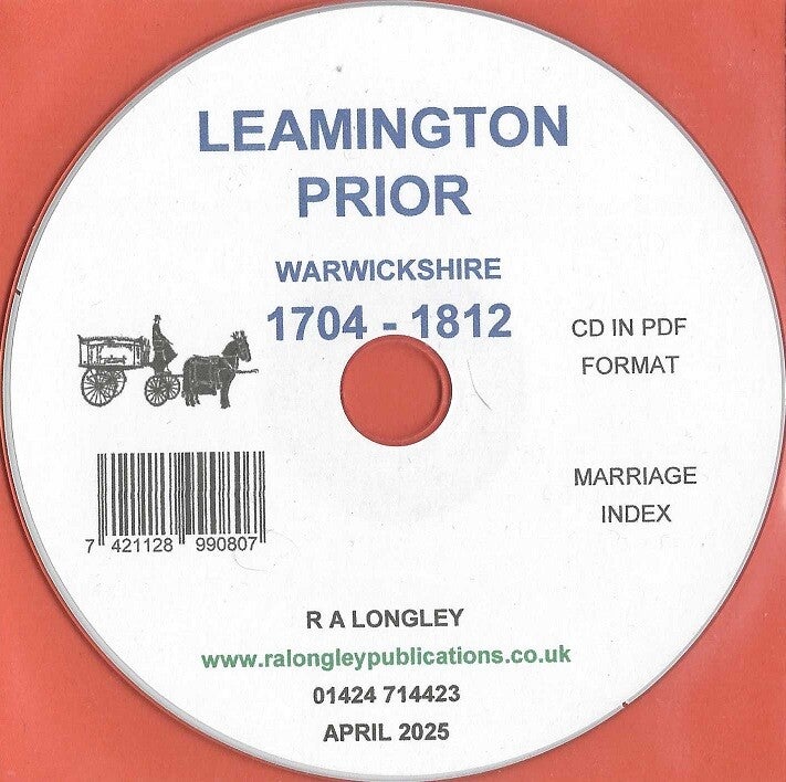 Leamington Priors Marriages 1704 - 1812