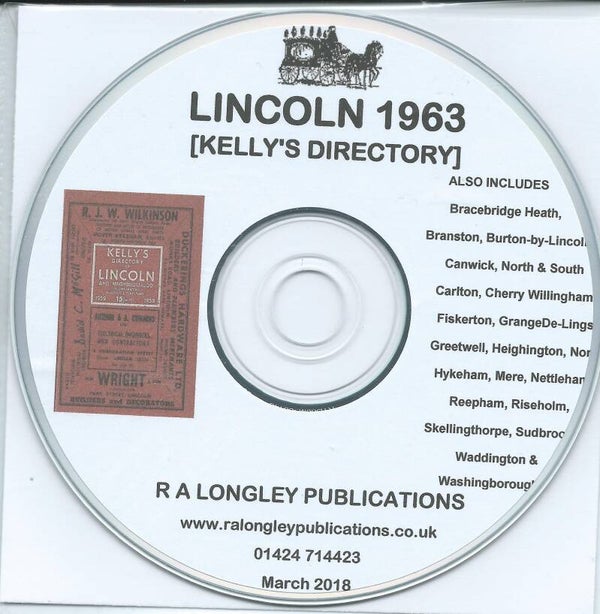 Lincoln Directory 1963 [Kelly’s