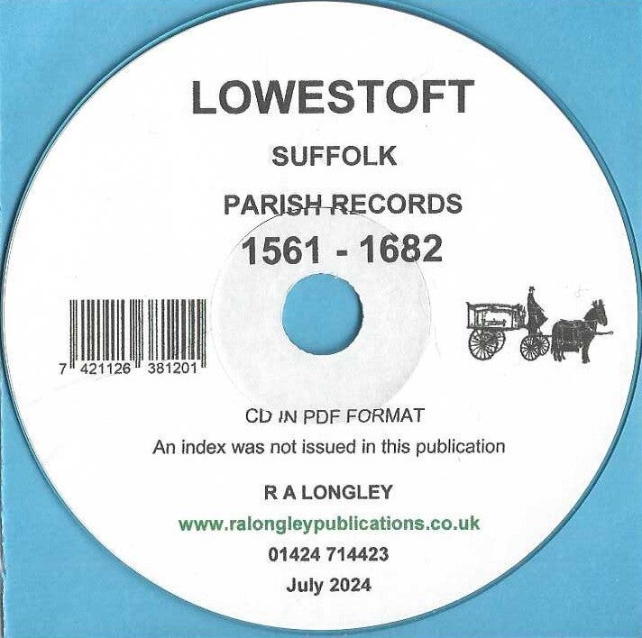 Lowestoft Parish Records 1561 - 1682
