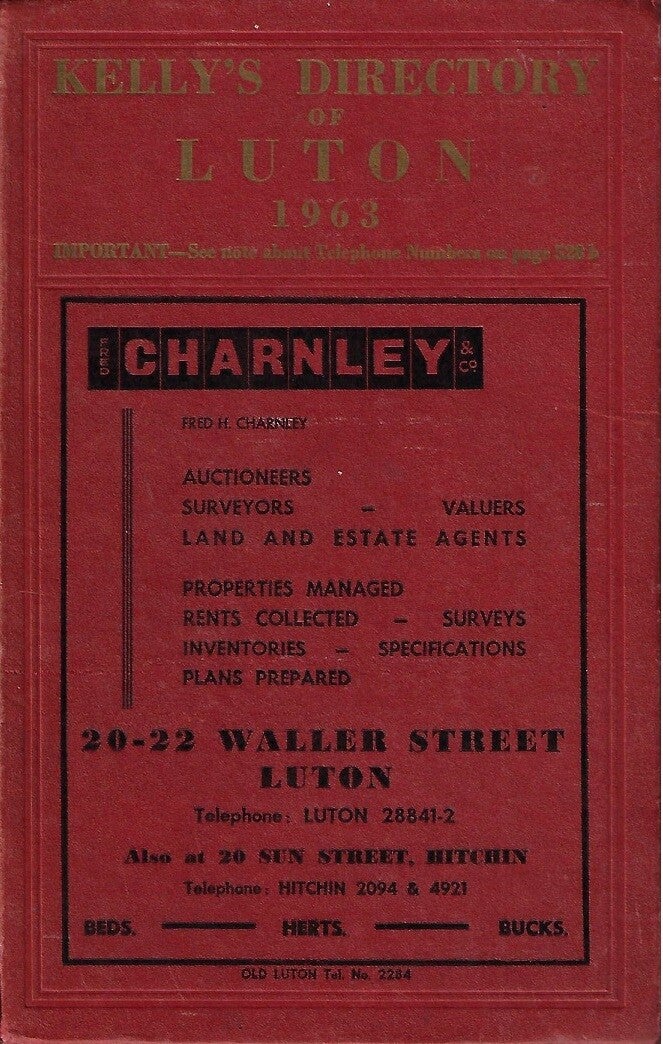 Luton 1963 Directory