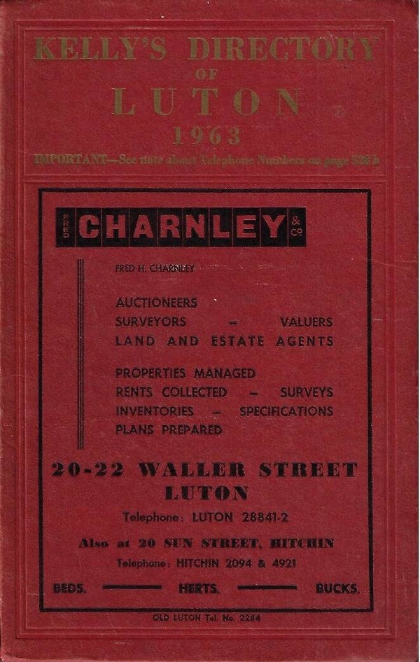 Luton 1963 Directory