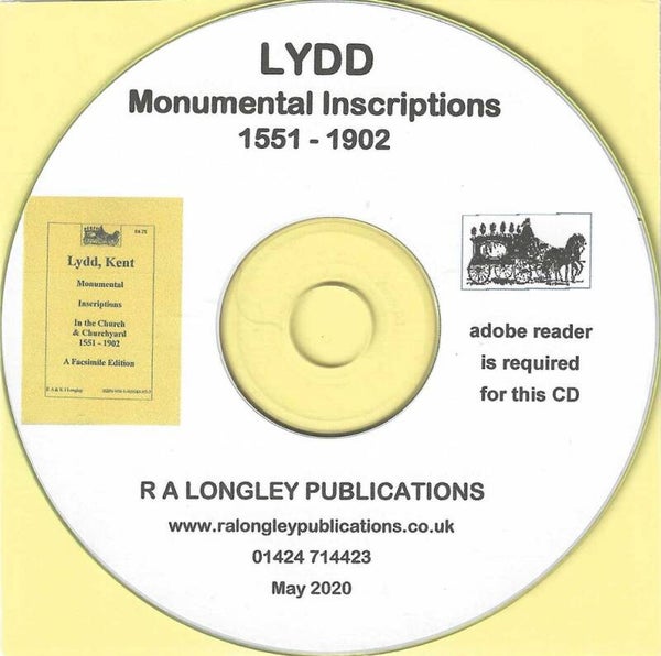 Lydd Monumental Inscriptions 1551 - 1902