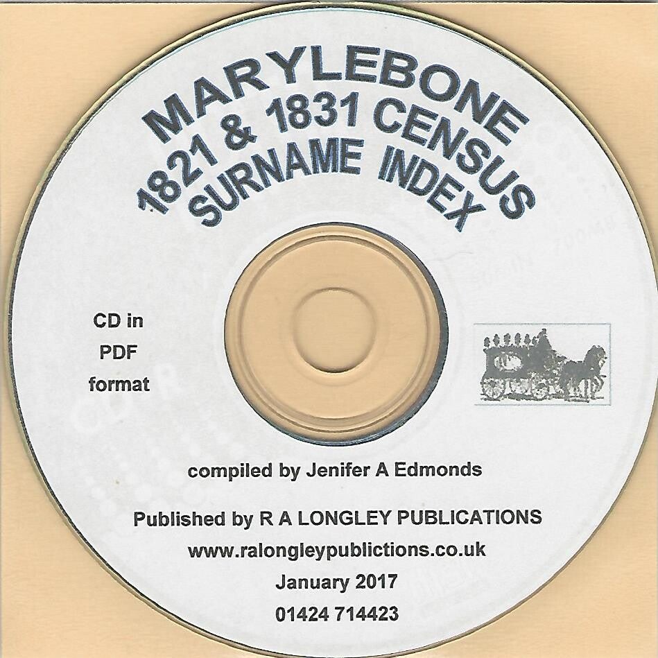 Marylebone Census Index [1821 & 1831]