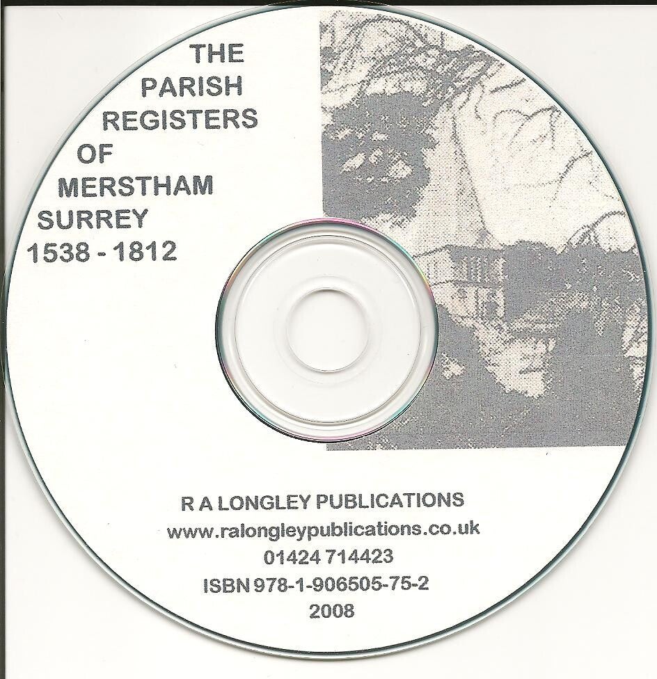Merstham Parish Records 1538 - 1812