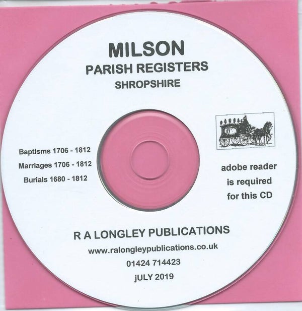 Milson Parish Records 1680 - 1812