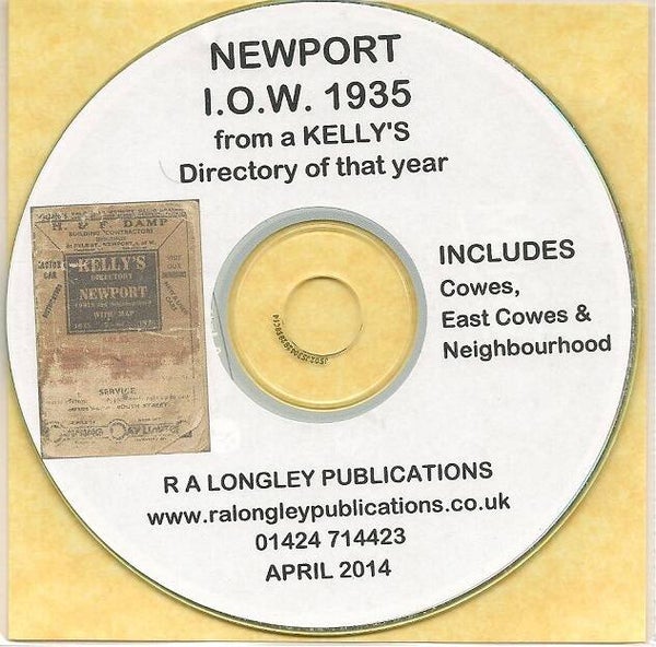 Newport Isle of Wight 1935 Directory [Kelly’s]