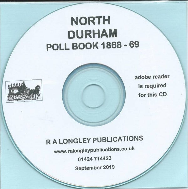 North Durham Poll Book 1868/9
