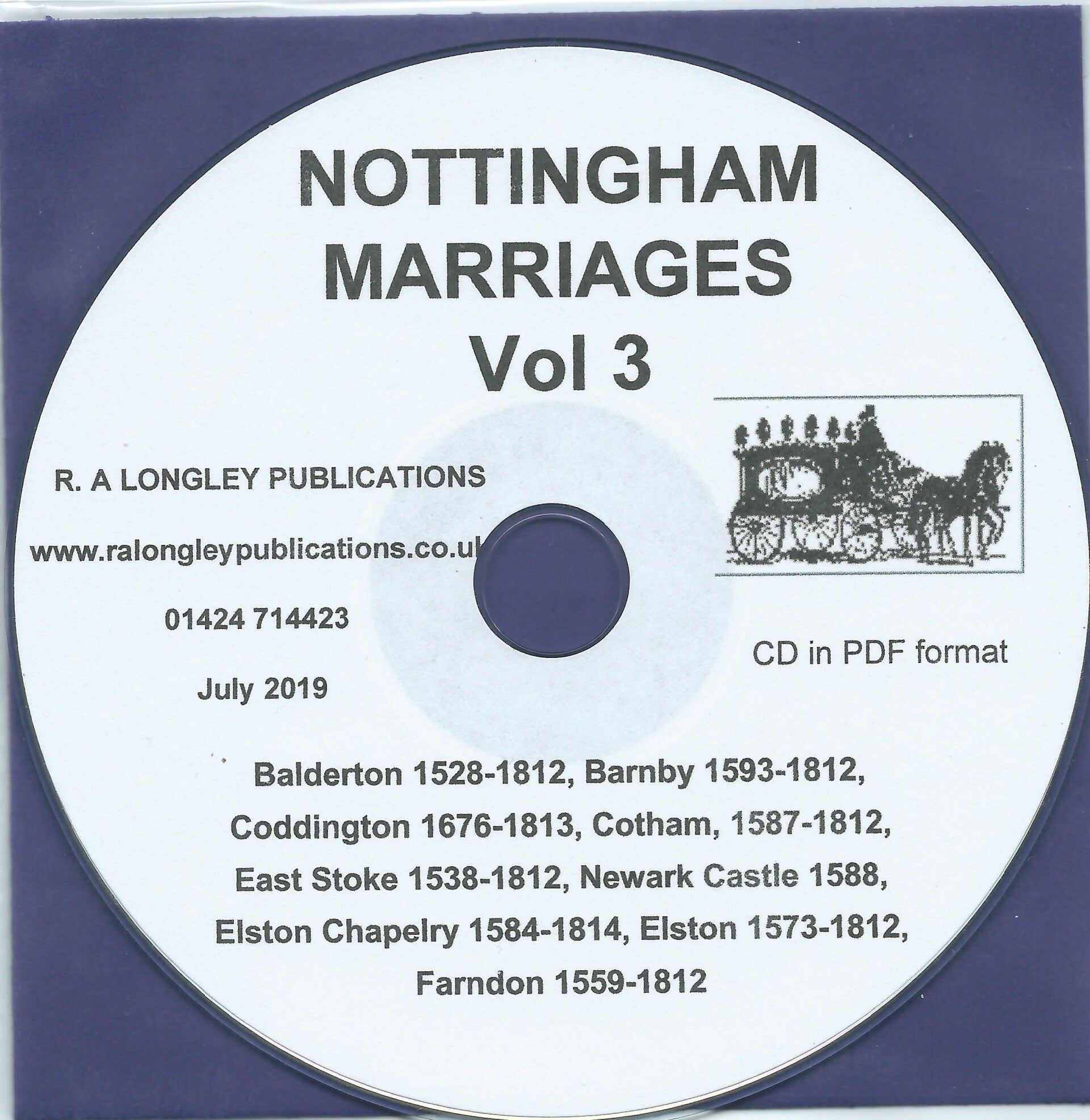 Nottinghamshire Marriage Records Vol. 3