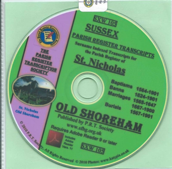 Shoreham [Old] Parish Records 1564 - 1901