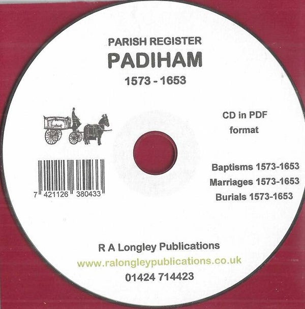 Padiham Parish Records 1573 - 1653