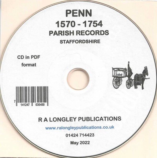 Penn Parish Records 1570 - 1764