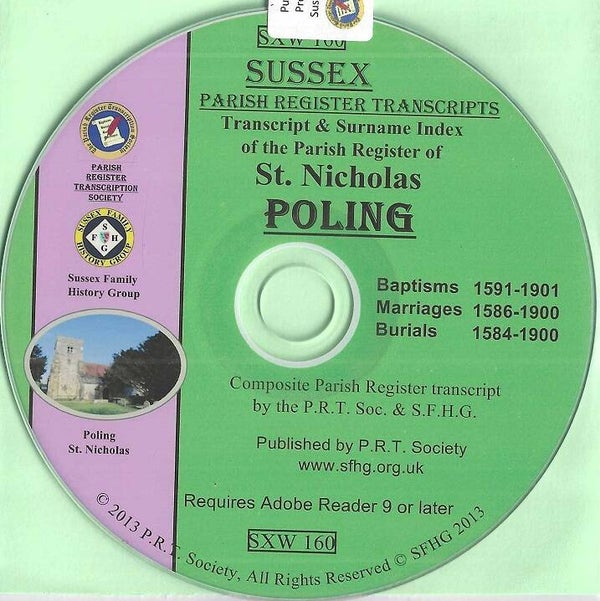 Poling Parish Records 1584 - 1901