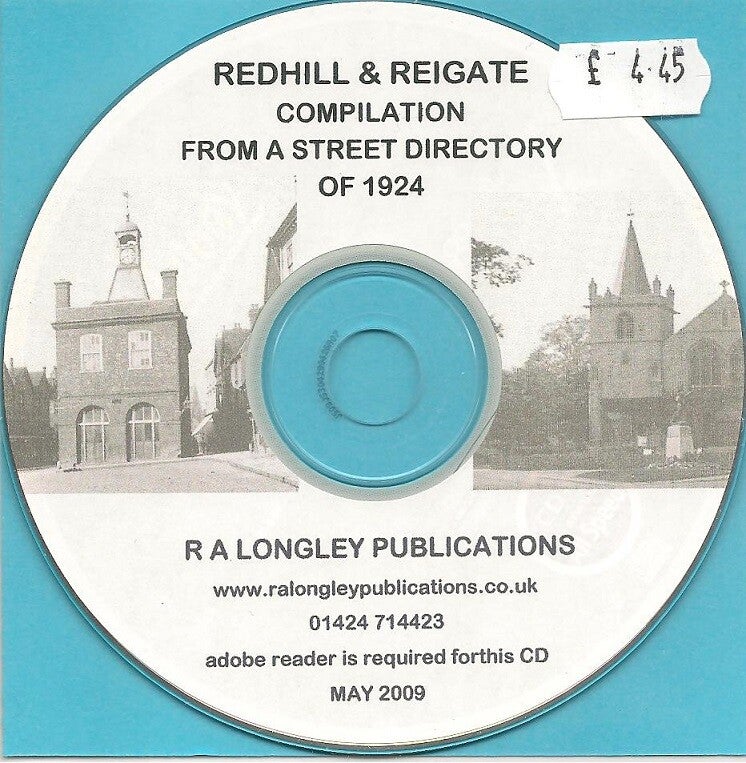 Redhill & Reigate 1924 Directory [Kelly's]