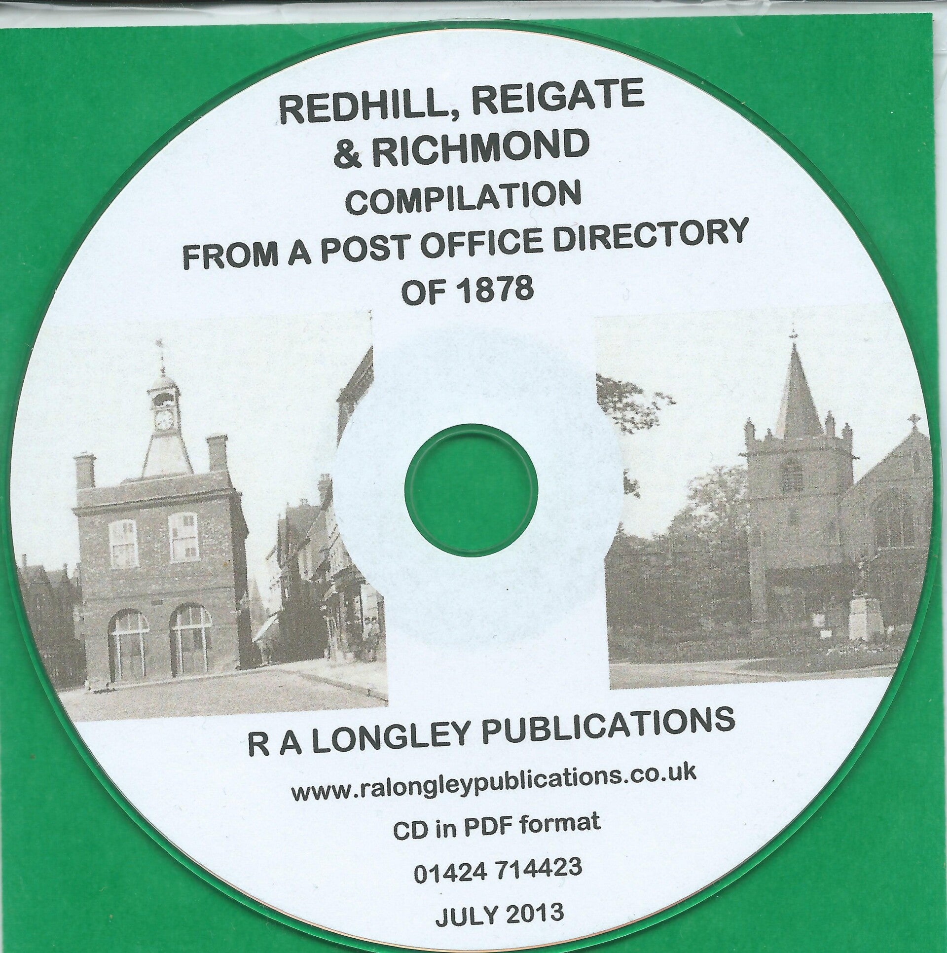 Redhill, Reigate and Richmond 1878 Directory [Kelly's]