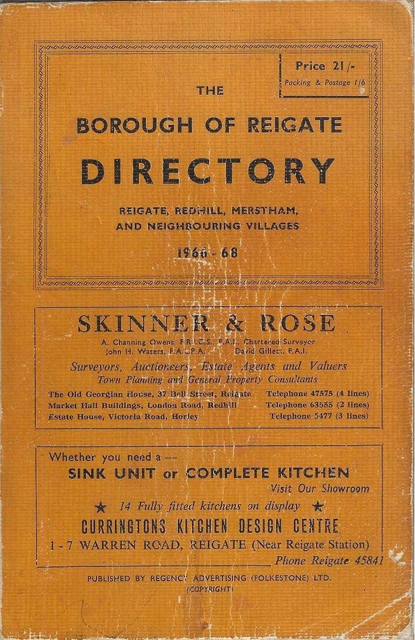 Reigate 1966 Directory