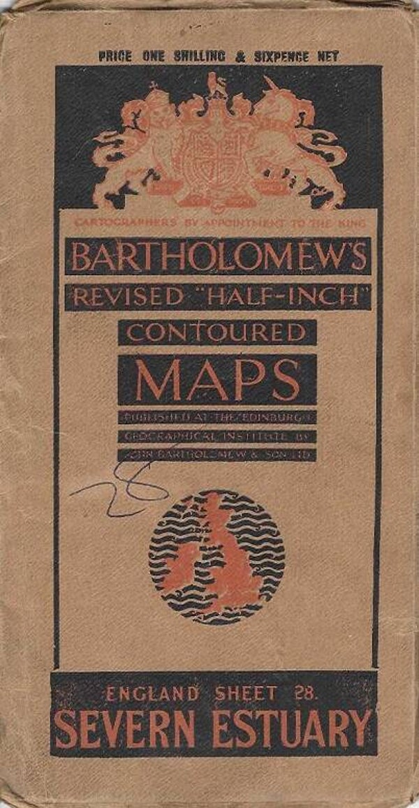 Severn Estuary [Bartholomews] 1934