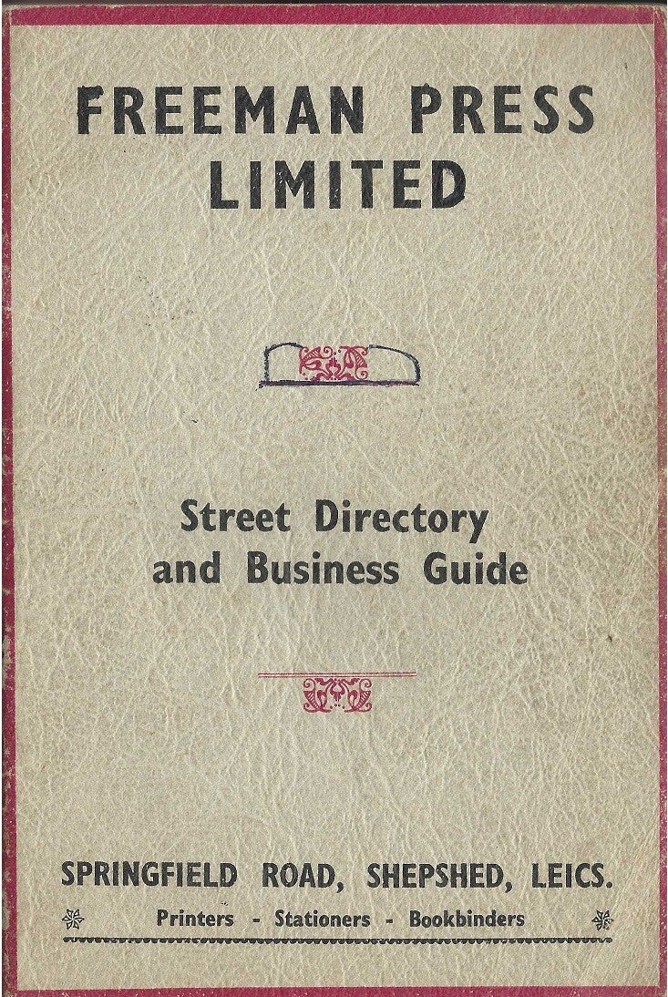 Shepshed 1952 Directory