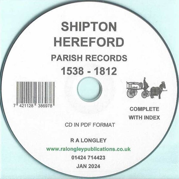 Shipton Parish Records 1538 - 1812