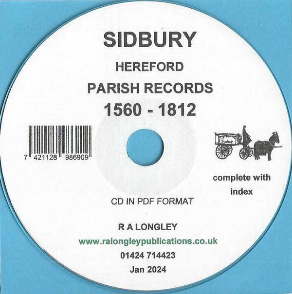 Sidbury Parish Records 1560 - 1812