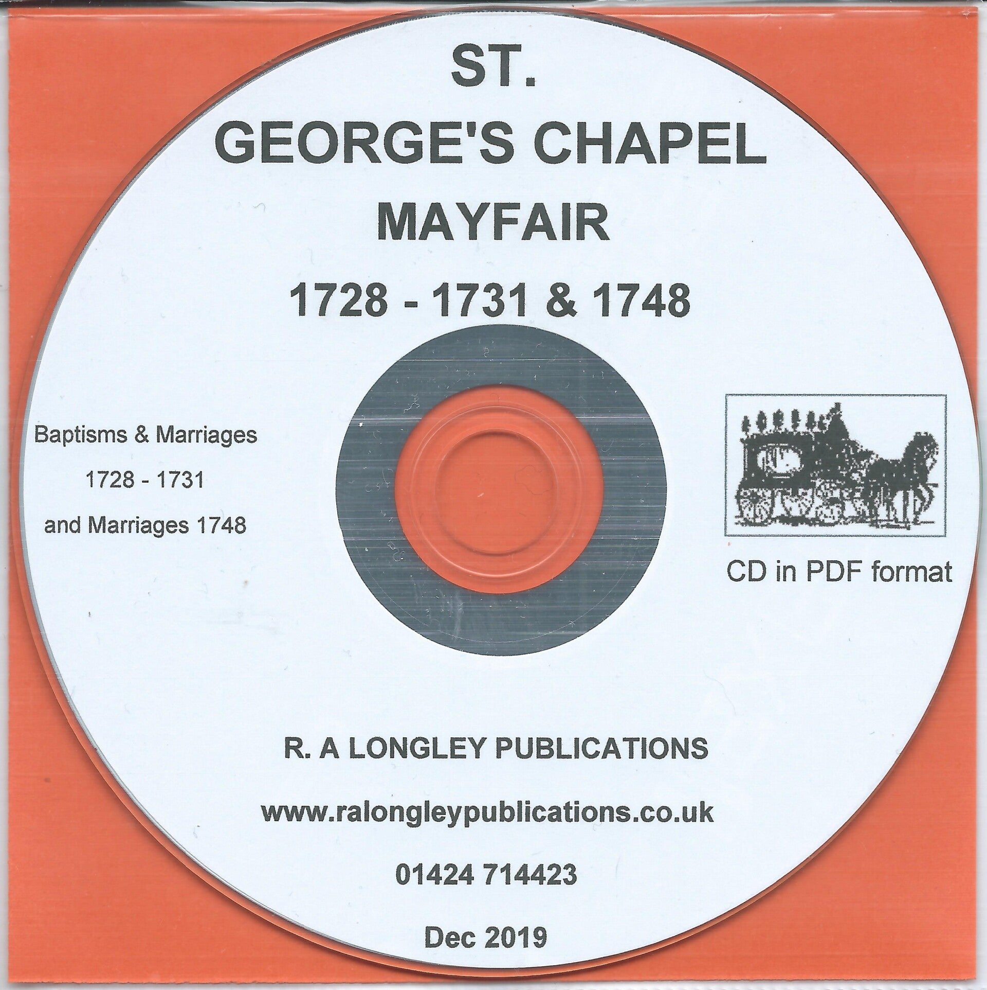 St. George’s Chapel Mayfair London 1728 – 1748