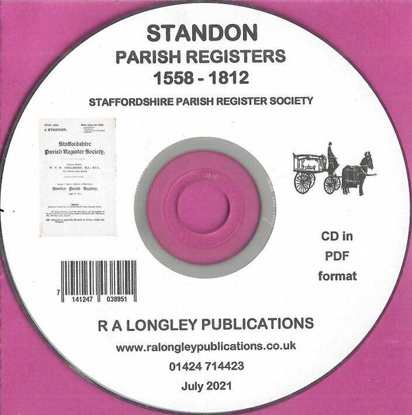 Standon Parish Records 1558 to 1812