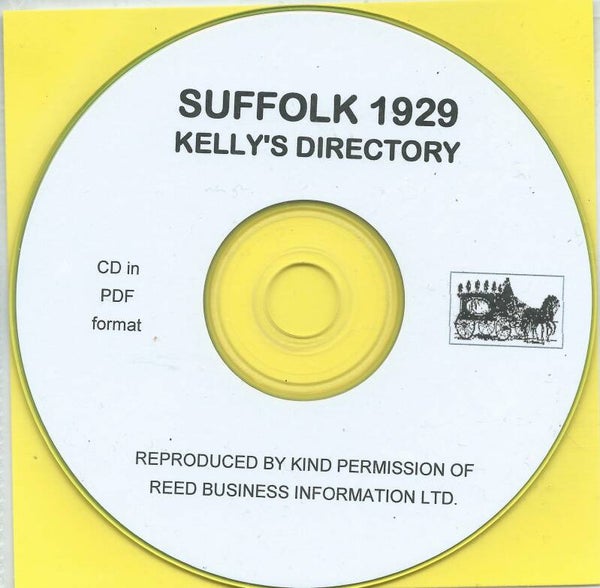 Suffolk 1929 Directory [Kelly's]