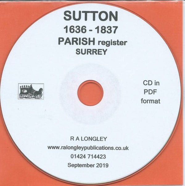 Sutton [St. Nicholas] Parish Registers 1636 to 1837