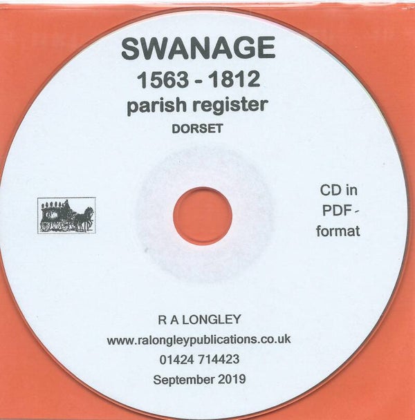 Swanage Parish Register 1563 to 1812.