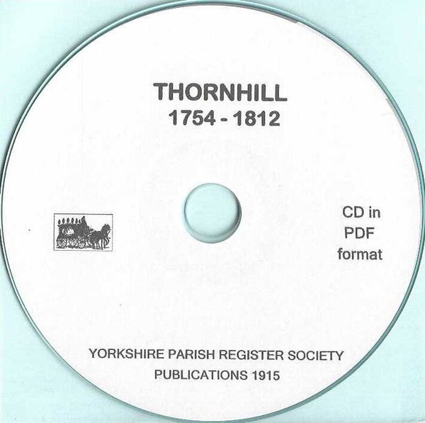 Thornhill Parish Records 1754 - 1812 [incl Flockton 1717 - 1812]+