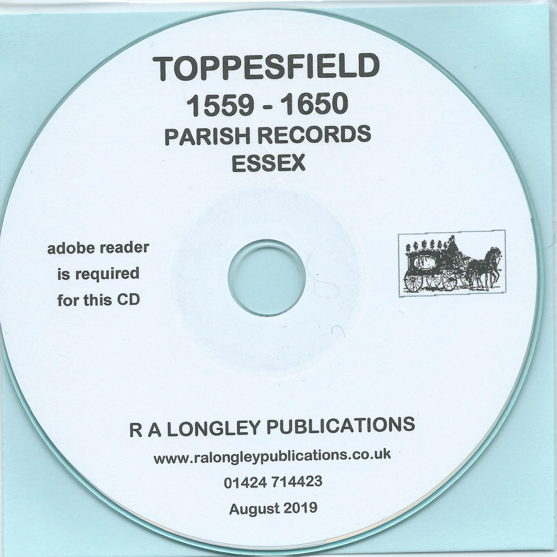 Toppesfield Parish Registers 1559 to 1650