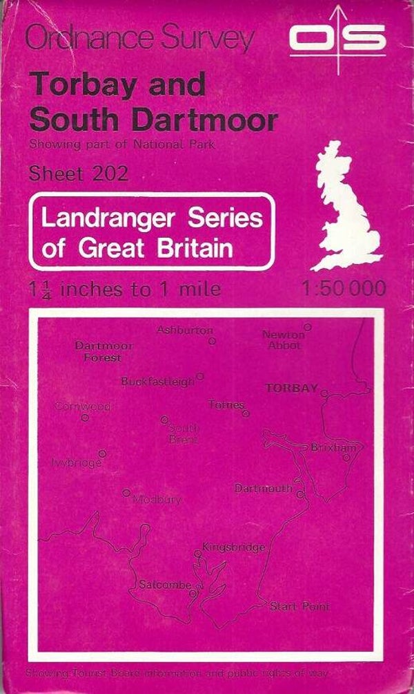 Torbay & South Dartmoor [O/S Sheet 202]  1981