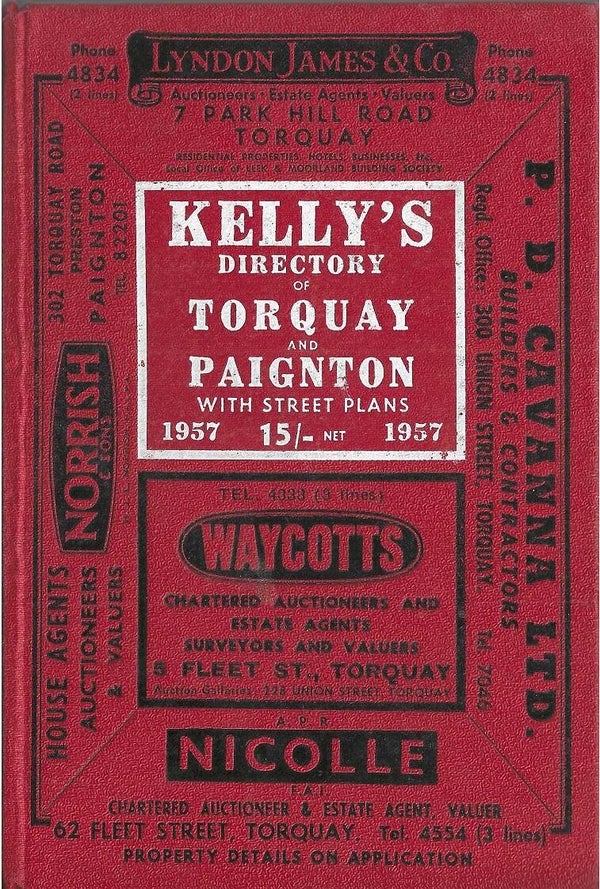 Torquay & Paignton 1957 Directory [Kelly’s]