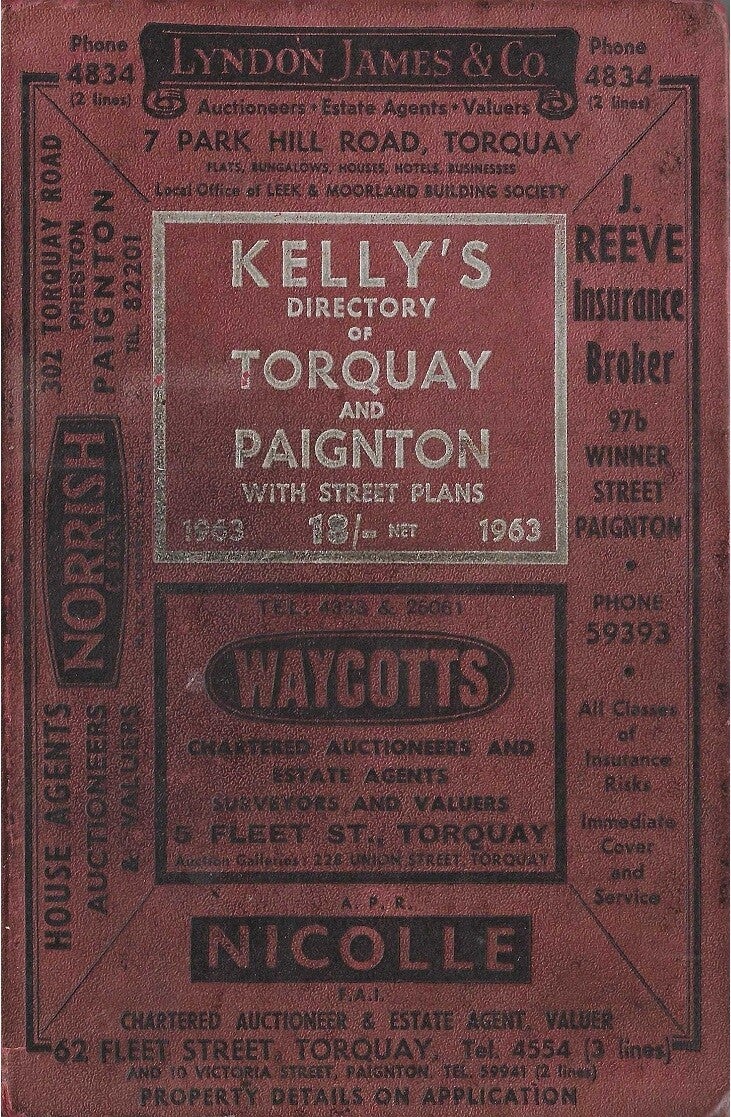 Warwick & Leamington Spa 1963 Directory [Kelly's]