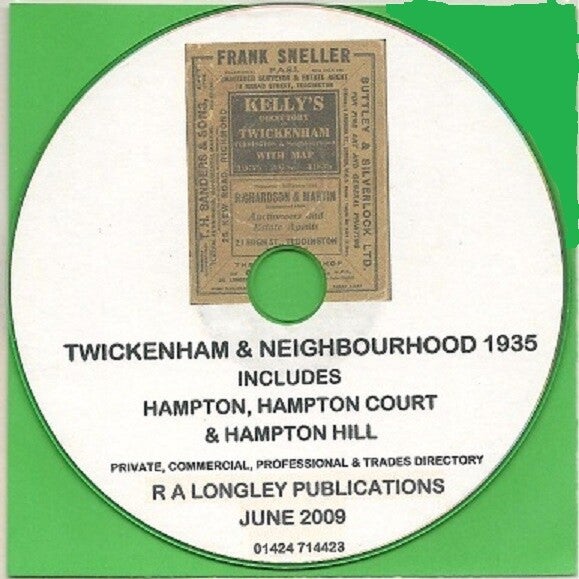 Twickenham 1935 Directory [Kelly’s]