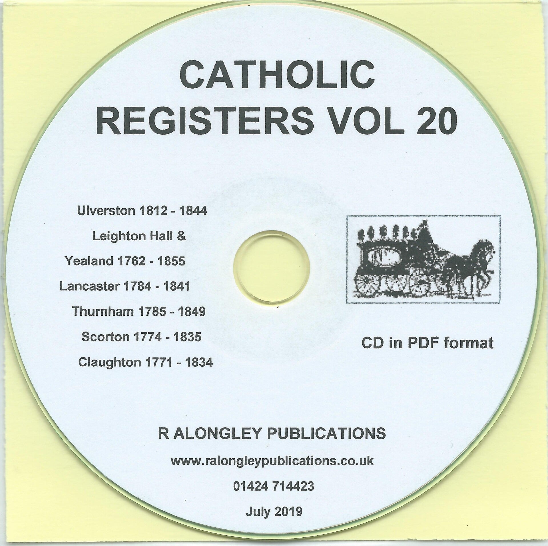 Catholic Registers Vol. 20