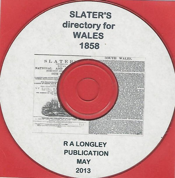 South Wales 1858 County Directory [Slater's]