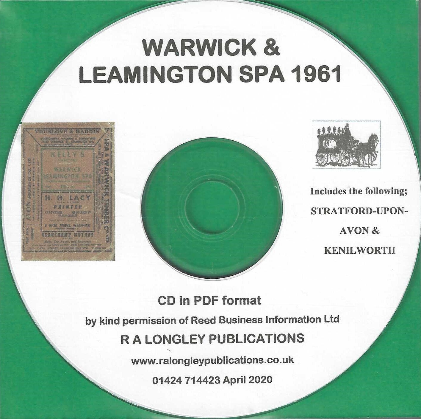 Warwick & Leamington Spa 1961 Directory [Kelly's]