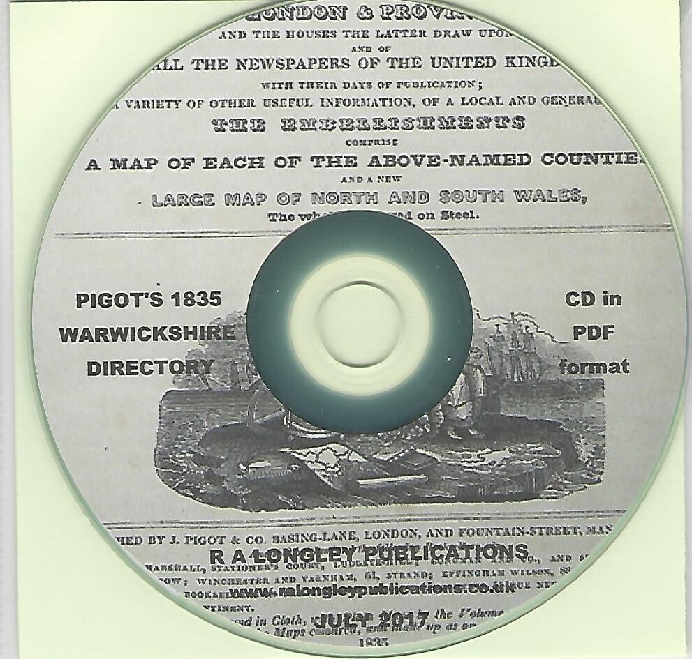 Warwickshire 1835 County Directory [Pigot's]