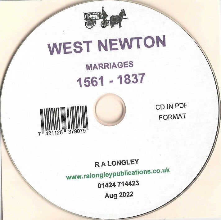 West Newton Marriage Records 1561 - 1837