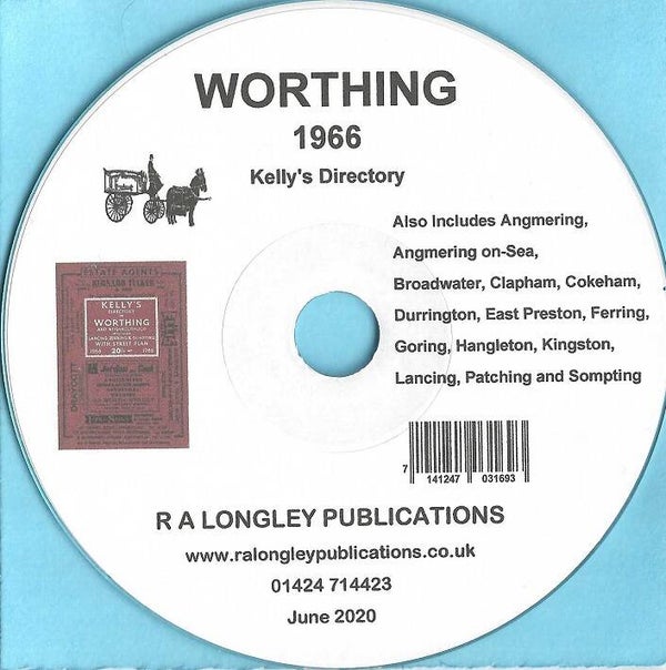Worthing 1966 Directory [Kelly's]