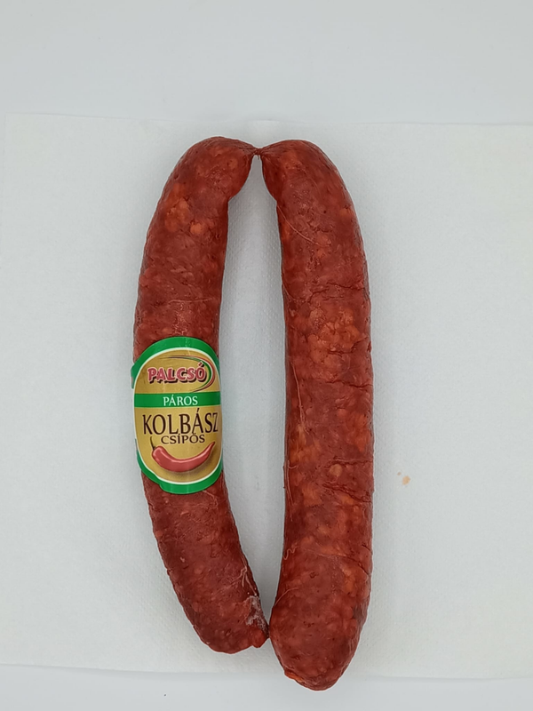 Palcsó páros kolbász csípős 0,382 kg
