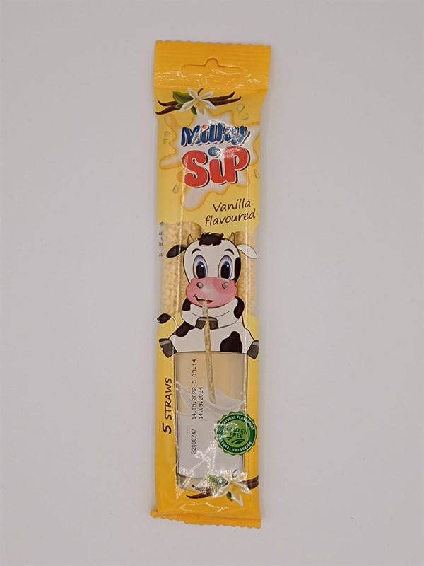 Milky Sip Szívószál-Vanília