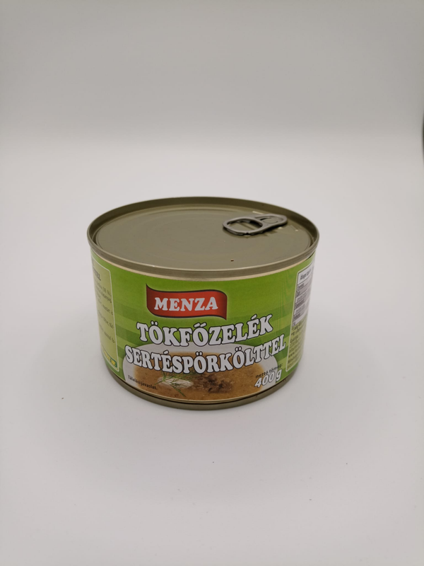 Menza - Tökfőzelék sertéspörkölttel